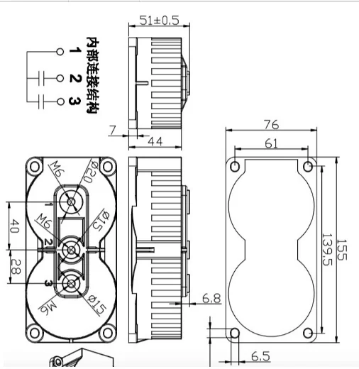 MKPH R резонансный конденсатор 2*0 8 UF 2000V DC для индукционной плиты 15 кВт|Детали и