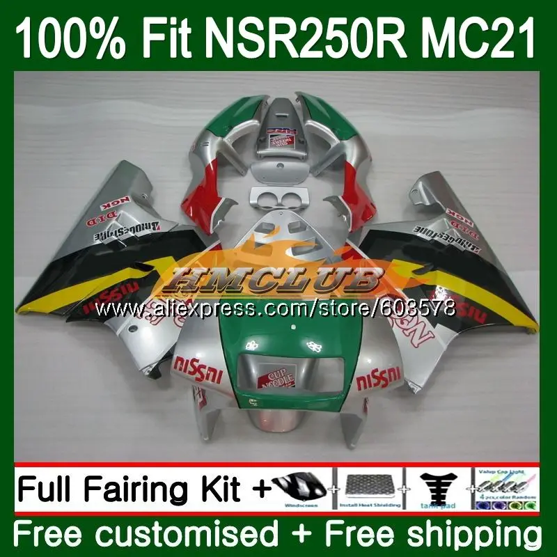 

Injection For HONDA NSR250R MC21 PGM3 1990 1991 1992 1993 101CL.29 NSR 250 R NSR250 RR NSR 250R 90 91 92 93 Silver grey Fairing