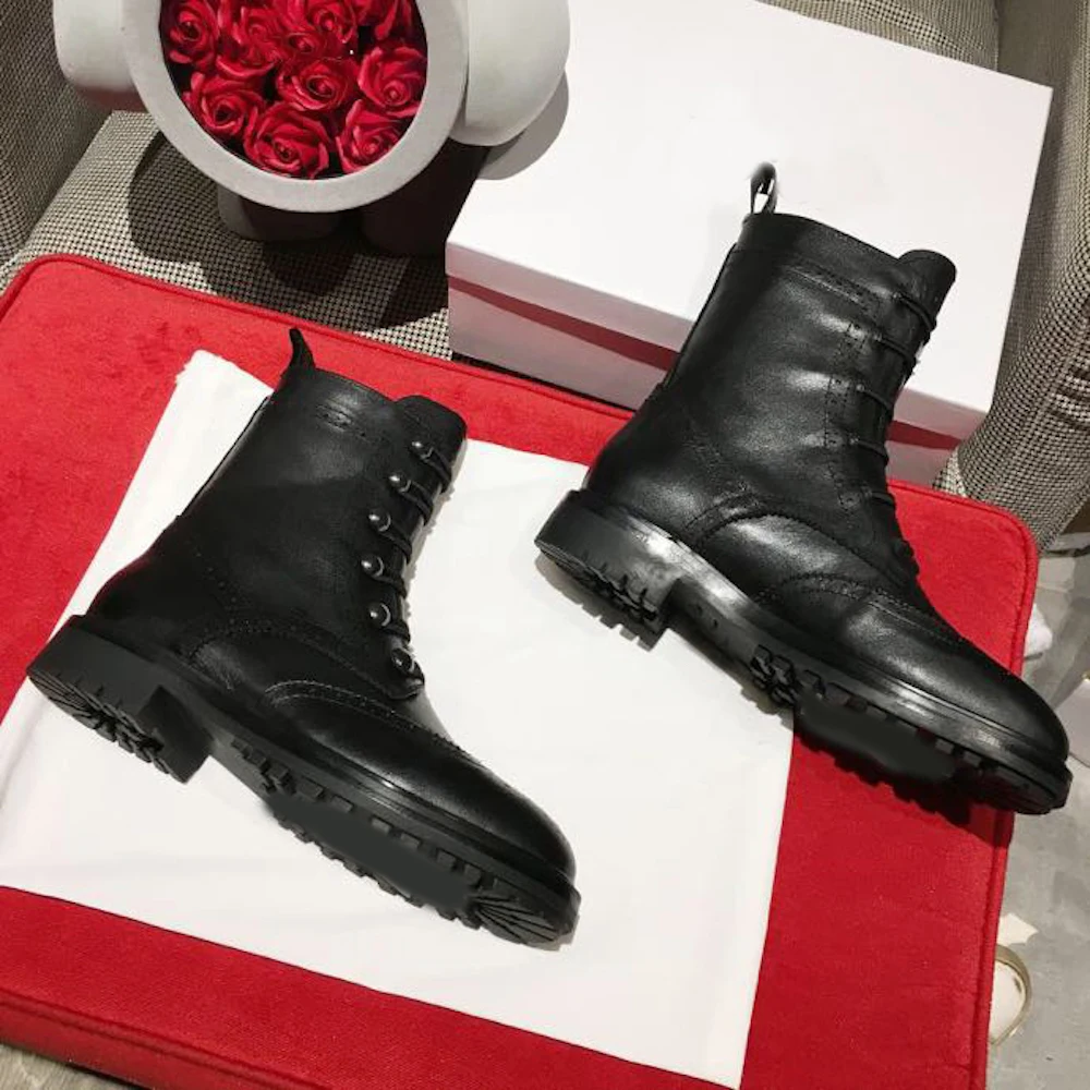 Женские ботинки ботильоны из натуральной кожи новые модные полусапожки осенние