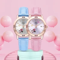 Большая распродажа, красивые часы для молодых девушек, милые наручные часы с ремешком «Минни», роскошные модные простые часы с кристаллами ...