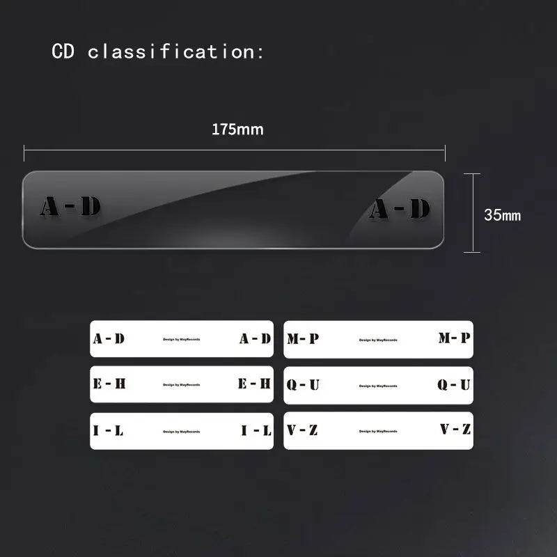 6 шт./пакет прозрачные акриловые карты горизонтальный/вертикальный