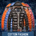 Детская зимняя куртка на подкладке из хлопка для мужчин пальто свободного кроя для девочек 2020 теплые дишащая верхняя одежда длинная мужская куртка размера плюс 6XL 7XL досуг мужская Цвет: черный, синий куртка оранжевого цвета