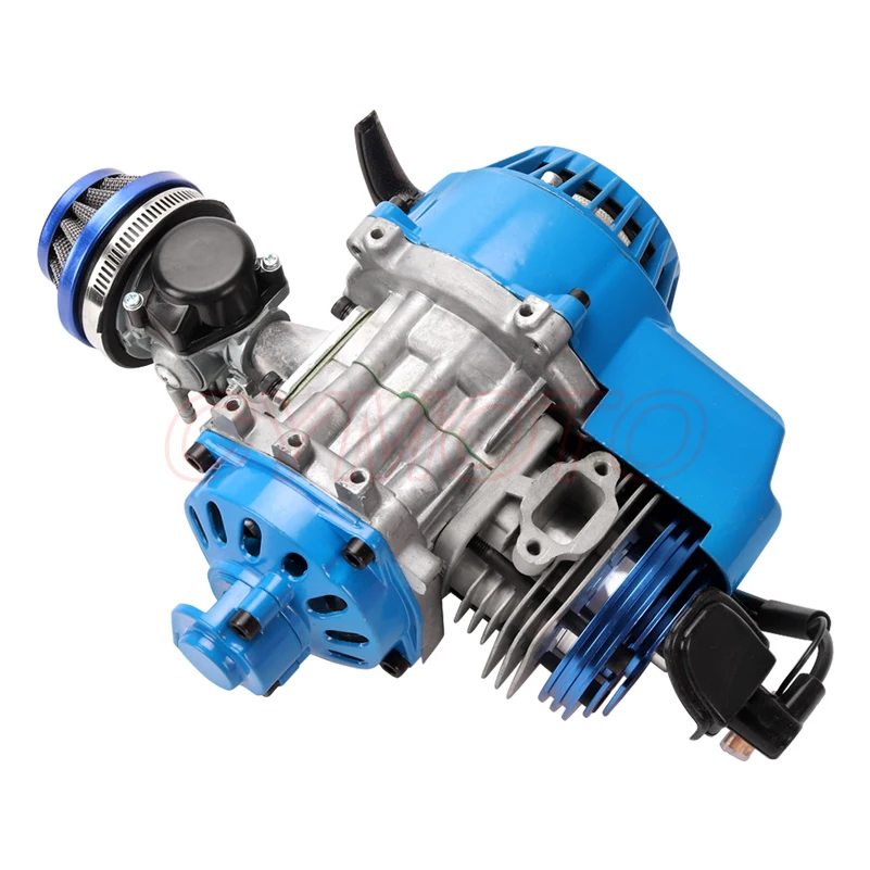 49cc 2-Stroke Pocket Bike Engine Motorcycle Motor Air Filter Pullstart Quad Cross ATV | Автомобили и мотоциклы