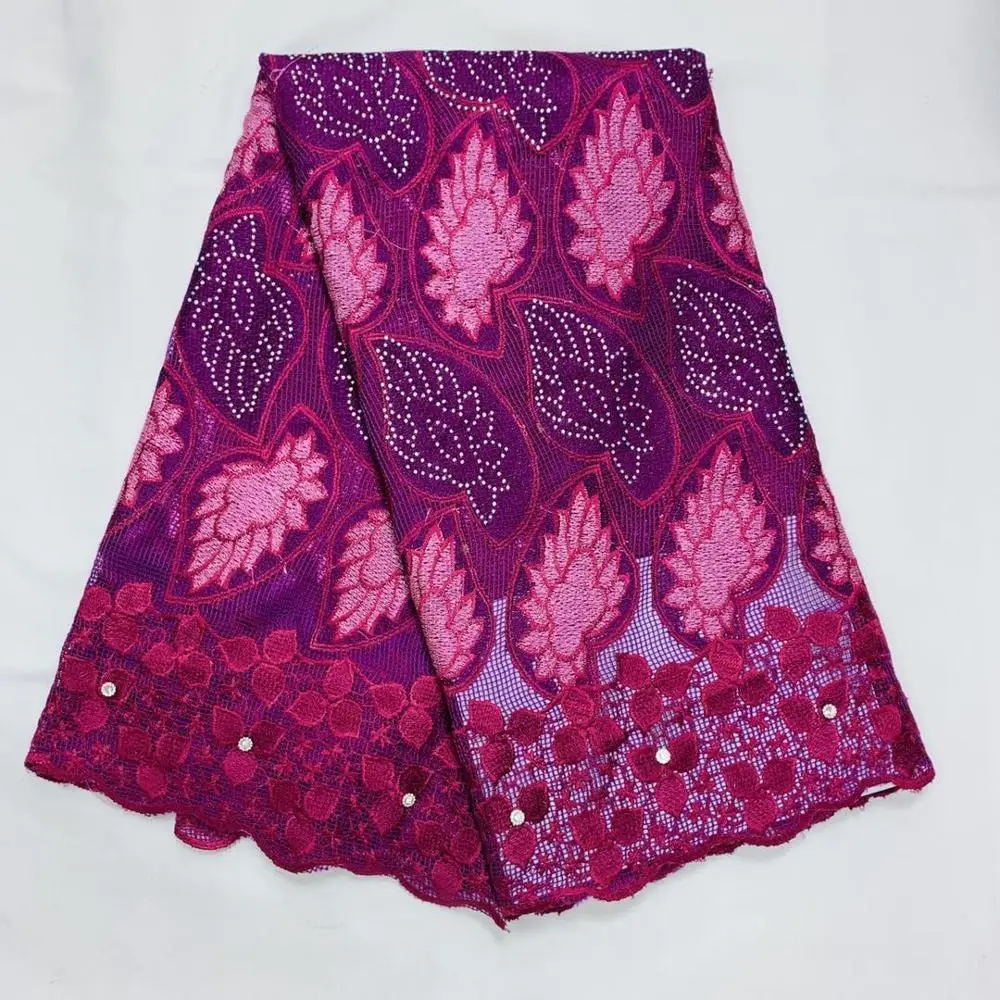 Сетчатая Африканская Хлопковая кружевная ткань для платья вечерние 2020