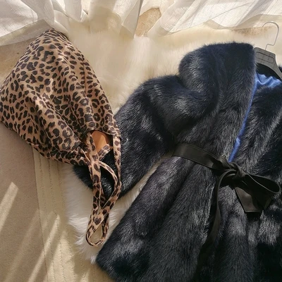 MESHARE женское осенне-зимнее длинное пальто из искусственного меха | Женская одежда