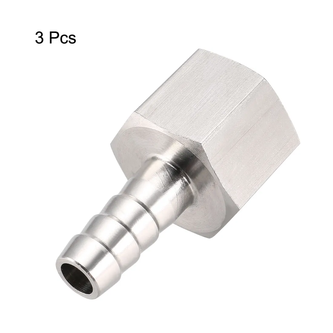 

uxcell 3pcs Stainless Steel Barb Hose Fitting Connector Adapter 10mm Barbed X G1/2 Female Pipe