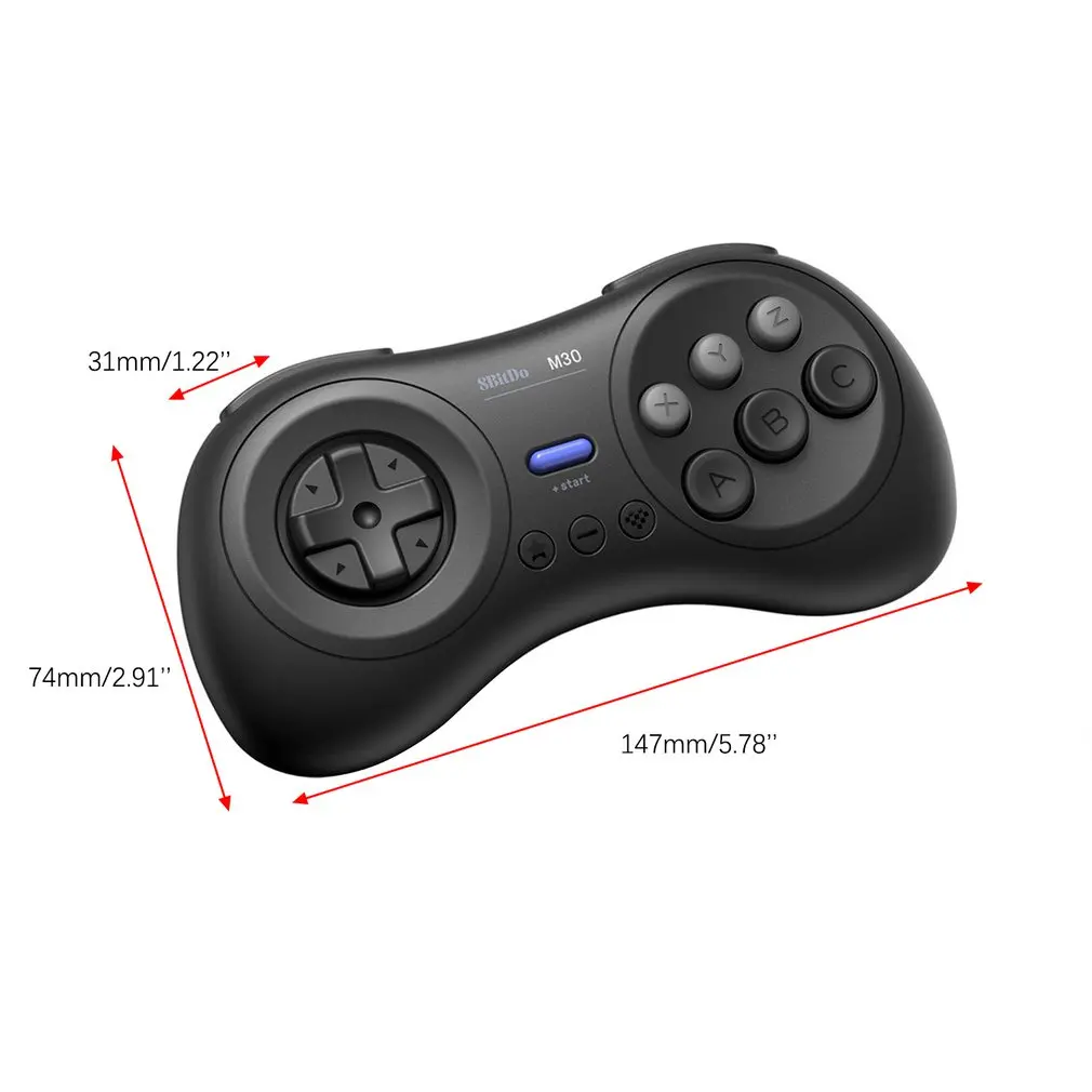 2 4G Bluetooth игровой контроллер для коммутатора ПК MAC паровой файтинг 6 кнопочная