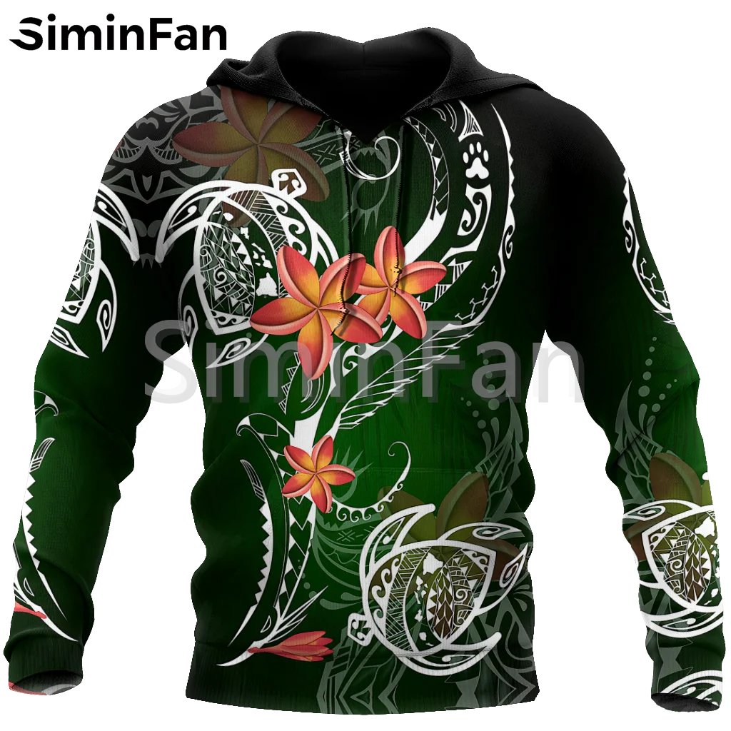

Polynesian Hawaii Flower Mens 3D Print Hoodies Unisex Casual Sweatshirts Harajuku Pullover Women Tracksuits Coat Outwear Jackets