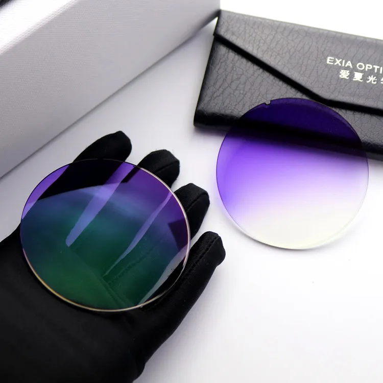 Солнцезащитные очки линзы фотохромные серый SHMC зеленый UV400 X серии База Кривая 2 EXIA оптический