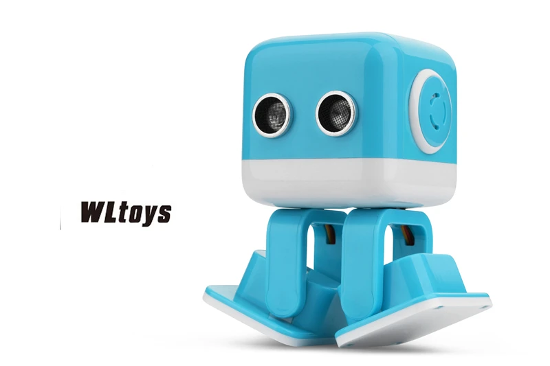 Парктен WLtoys Cubee F9 RC робот интеллектуальное Программирование приложение пульт дистанционного управления танцующий робот RC игрушки для детей партентер