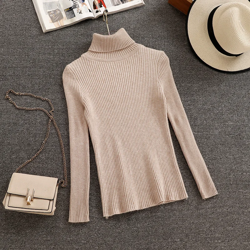 Женский вязаный топ с длинными рукавами + шерстяное платье без рукавов комплект