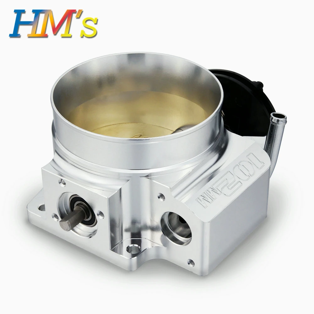 Новый корпус дроссельной заслонки 102 мм для LS1 LS2 LS3 LS6 LSX алюминиевый серебристый