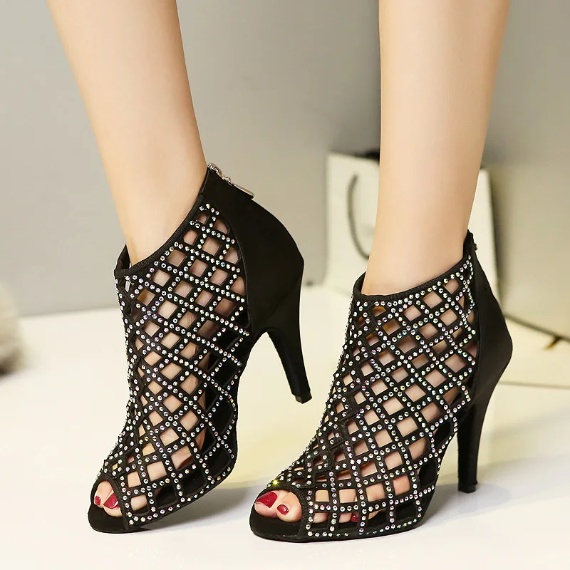 Обувь для танцев женская обувь Jass Туфли латинских сальса женщин Танго