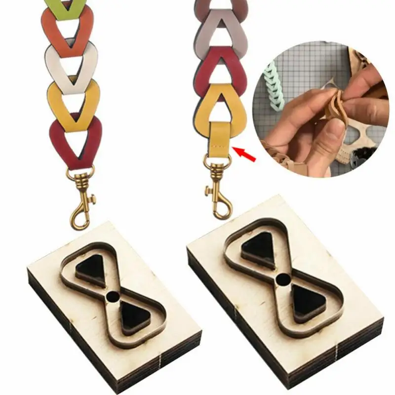 

Professional Leather Craft Tools Kit DIY Die Cutting Leather Mold Tools Carving Work Metal Hollowed Punch Sewing Accessories
