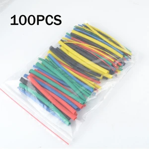 100pcs/color shrinkable combination data cable insulation heat shrinkable tube wholesale