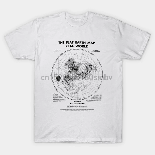 

Men tshirt Real World Map Humor T Shirt women T-Shirt tees top