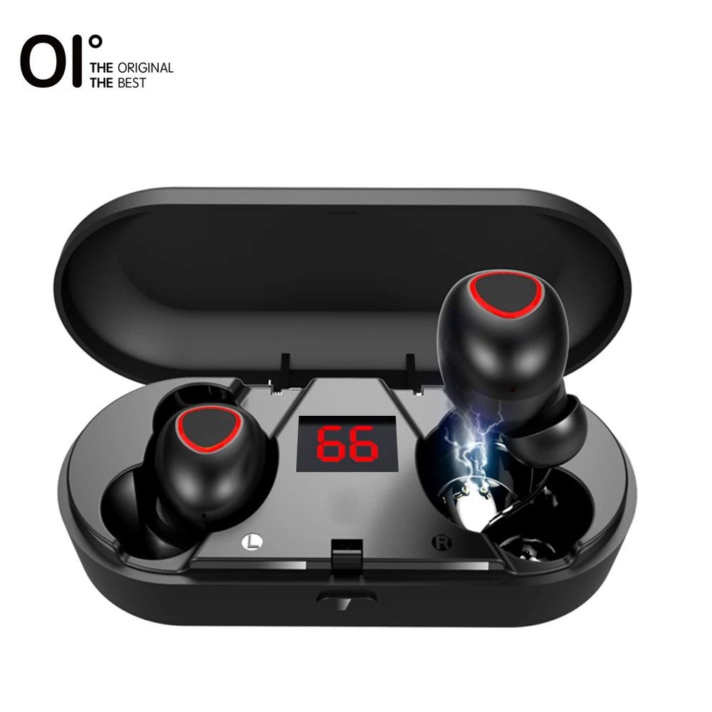 

OI M8B Pro True Wireless Earbuds Bluetooth Headphones Earphones Headset Sports Earphones with Microphone 8Hours Playback