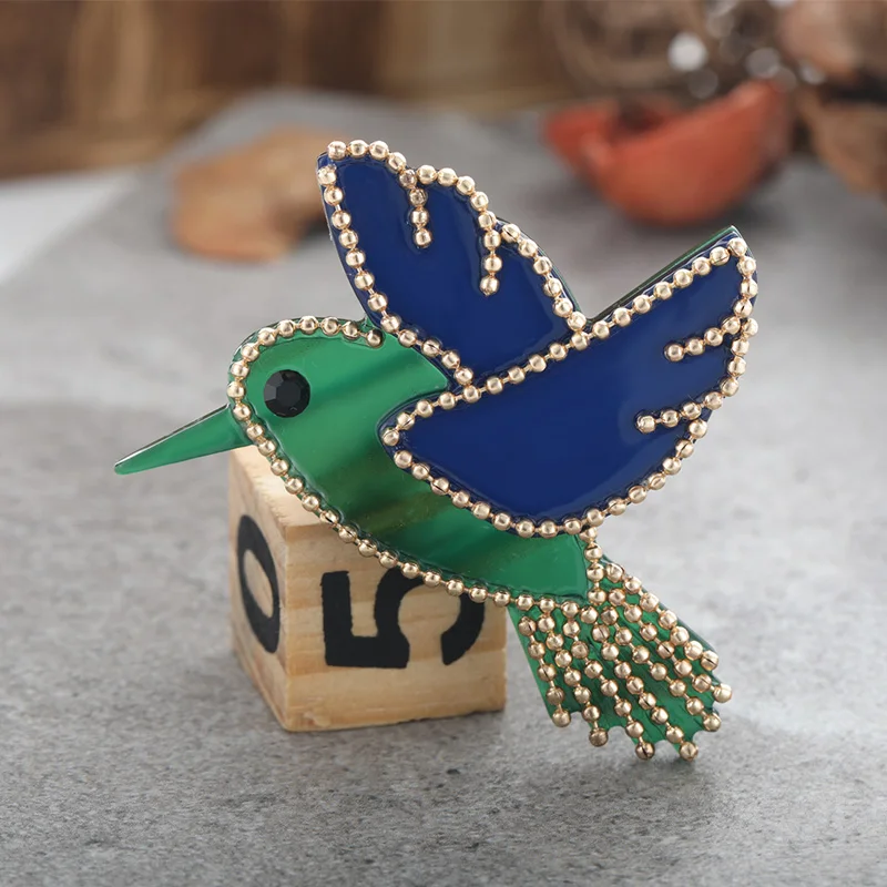 Funmor Птица Животное Броши украшение бисером булавки акриловые аксессуары для
