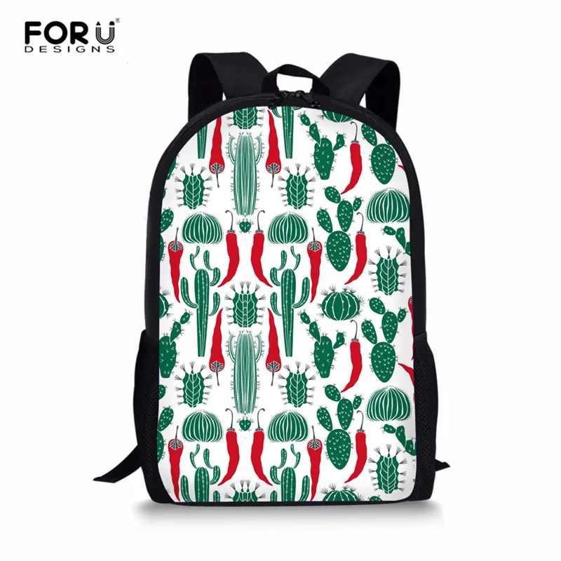 L5278C FORUDESIGNS/рюкзаки С КАКТУСОМ; школьные детские сумки для девочек; детская сумка для начальной школы; школьные сумки; женский рюкзак; Sac Ecolier - Цвет: L5278C