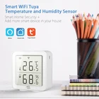 Умный беспроводной датчик температуры и влажности Tuya работает с домашним помощником Alexa и умной жизнью