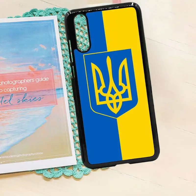 

Ukraine Flag pattern fundas Phone Case PC for iPhone 11 12 pro XS MAX 8 7 6 6S Plus X 5S SE 2020 XR