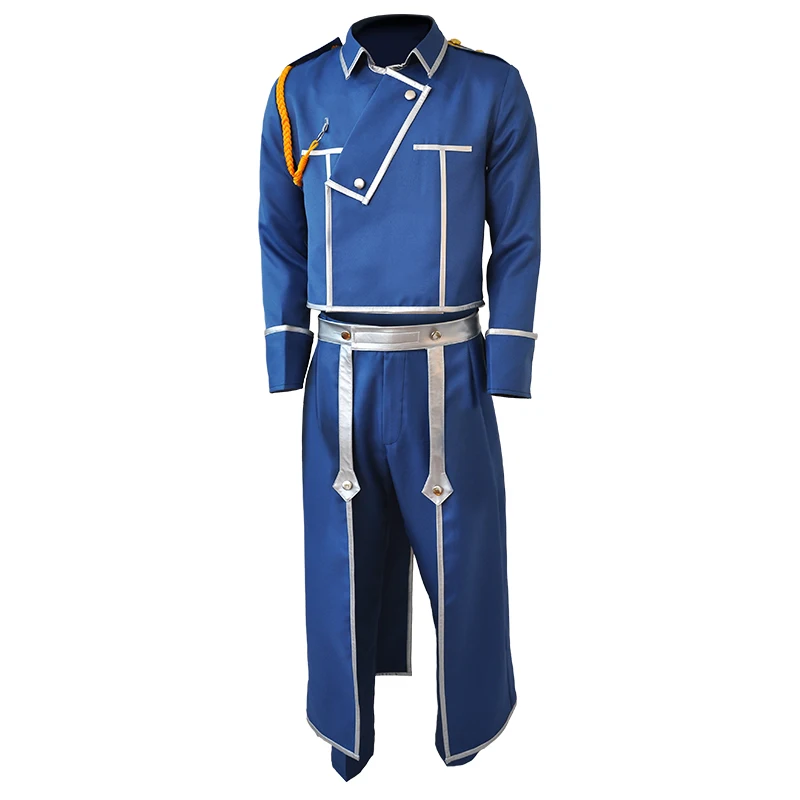 Аниме цельнометаллический алхимик Рой Мустанг армейская форма полный комплект