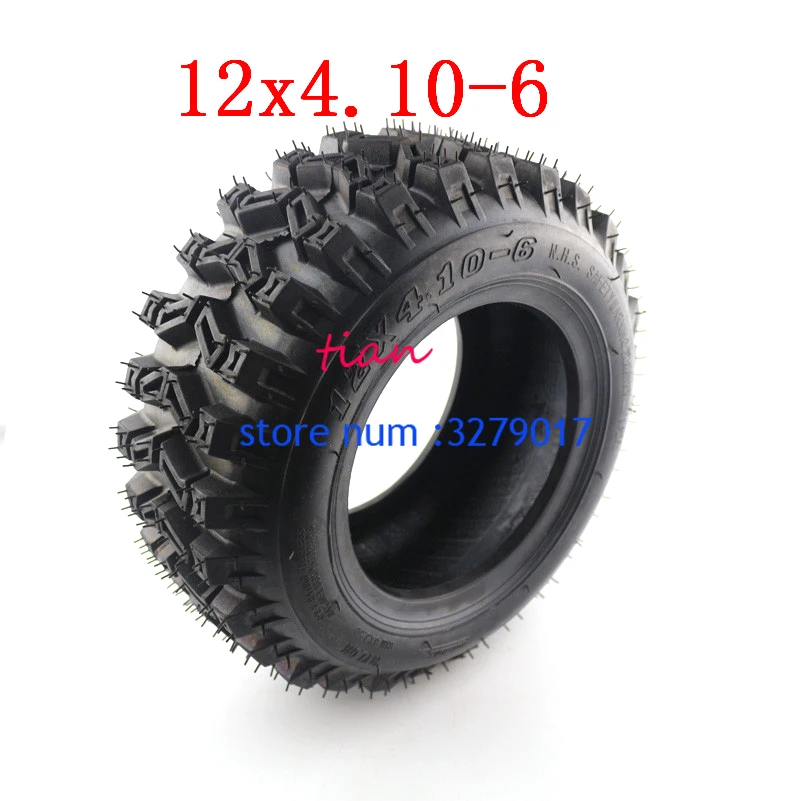 

high quality 12x 4.10-6 tire tyre ATV Quad Go Kart 47cc 49cc /4.10-6 tyre Lawn Garden Tiller Snow Blower Thrower R-1 Lug tire