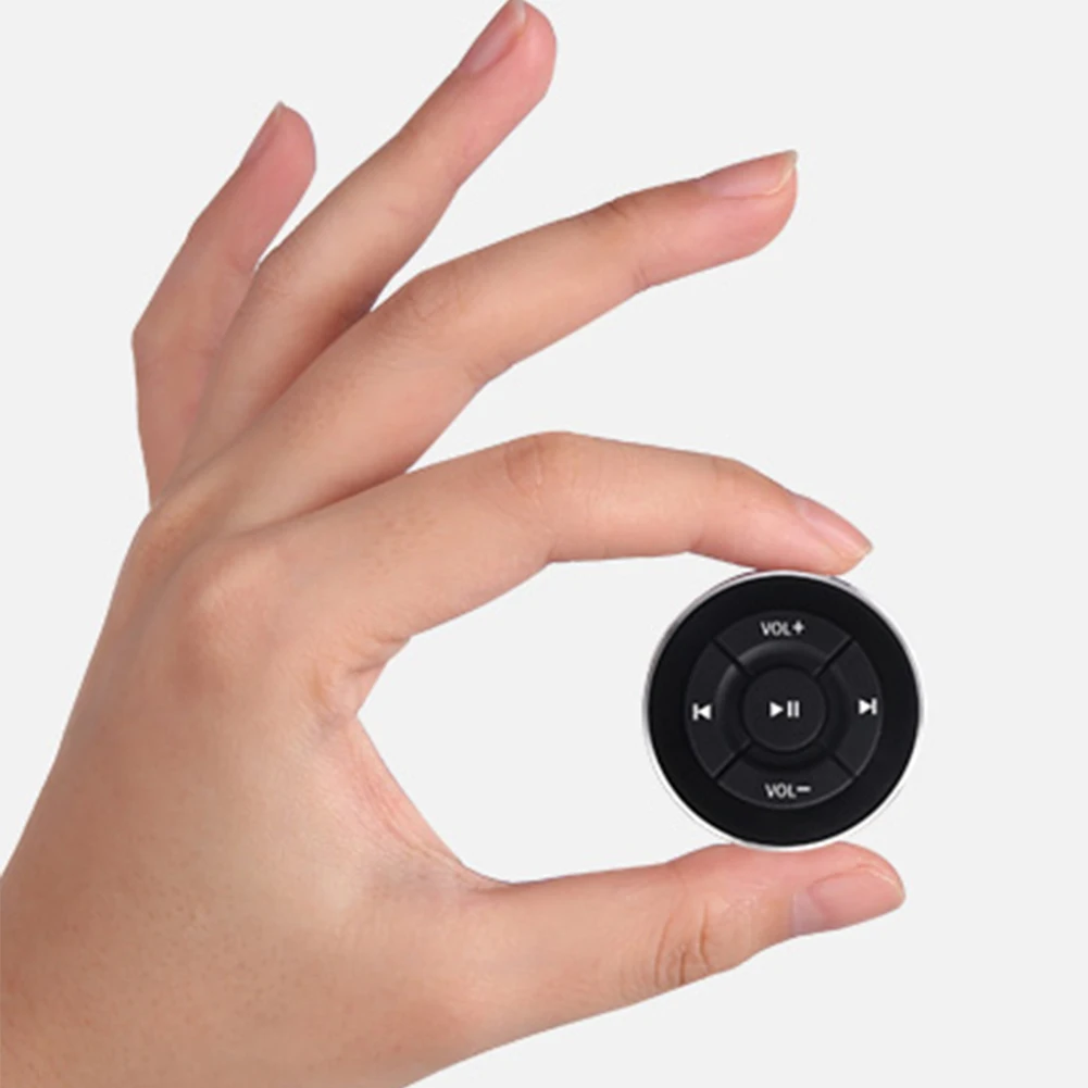 Автомобильное рулевое колесо мини Легкое крепление на ручке медиа-кнопка Bluetooth
