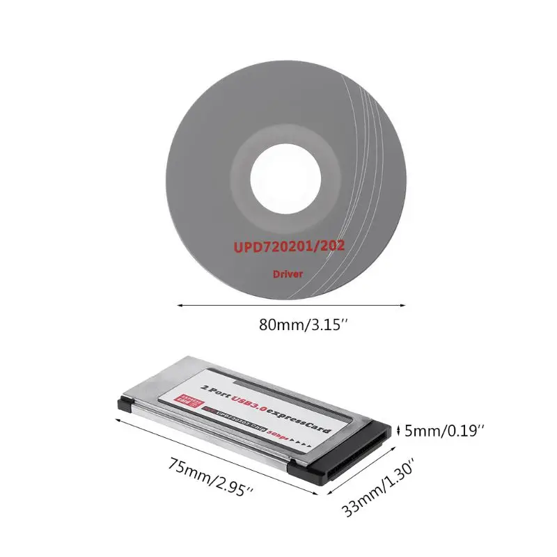 

2 Порты и разъёмы USB 3,0 Express Card, ExpressCard 34 мм/54 мм Скрытая адаптер для ноутбука