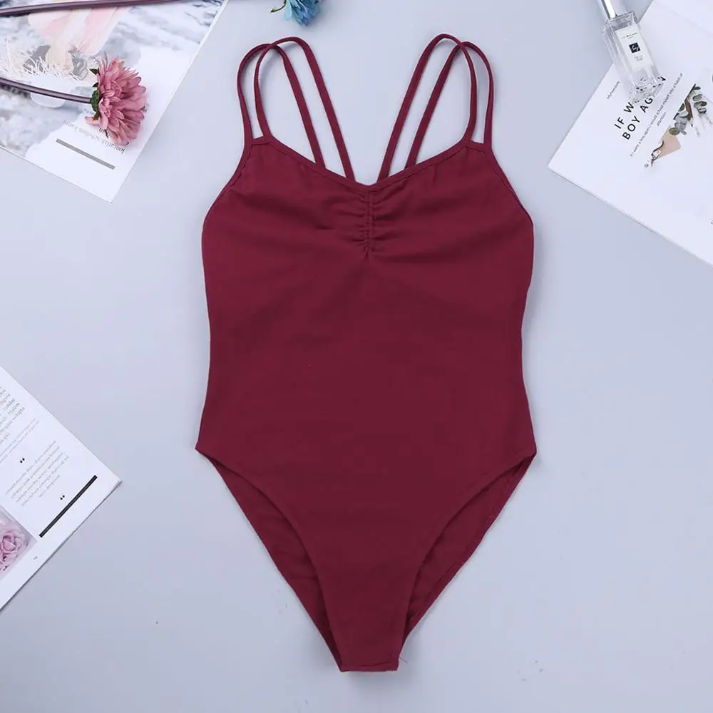 Женские Балетные Сценические танцевальные костюмы без рукавов бюстгальтер со