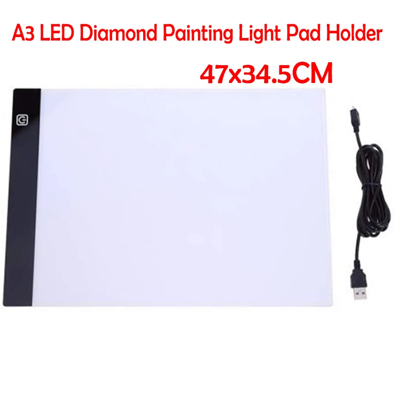 

Новый ультратонкий портативный светодиодный светильник A3, USB Power Artcraft, светильник для отслеживания, коврик, сделай сам, алмазная живопись, ...