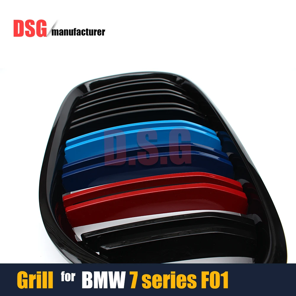 F01 передний бампер грили M Двигатель цвет почек гоночная решетка для BMW 7 серии F02 F03