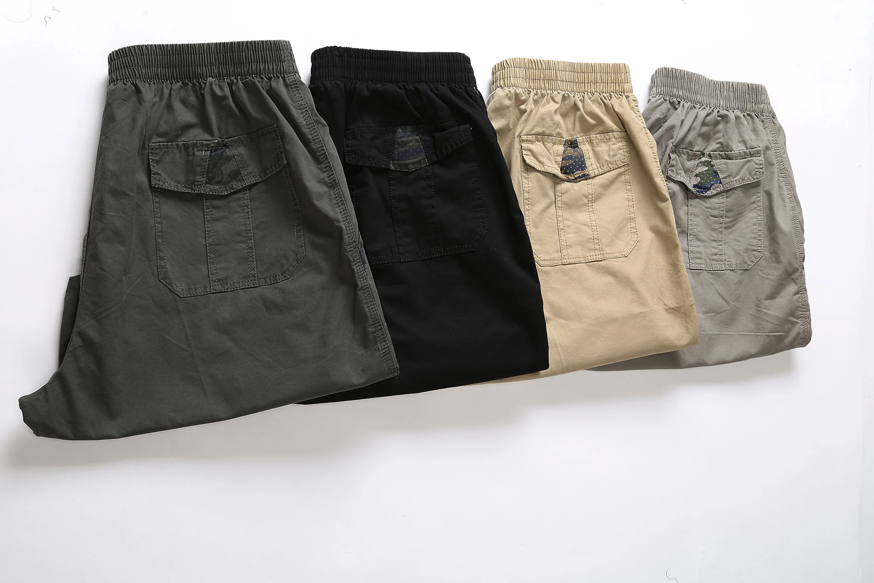 

New Arrival Fashion Cotton Summer Loose Large High Waist Elastic Waist Casual Knee Length Shorts Plsu Size XL2XL 3XL 4XL 5XL 6XL