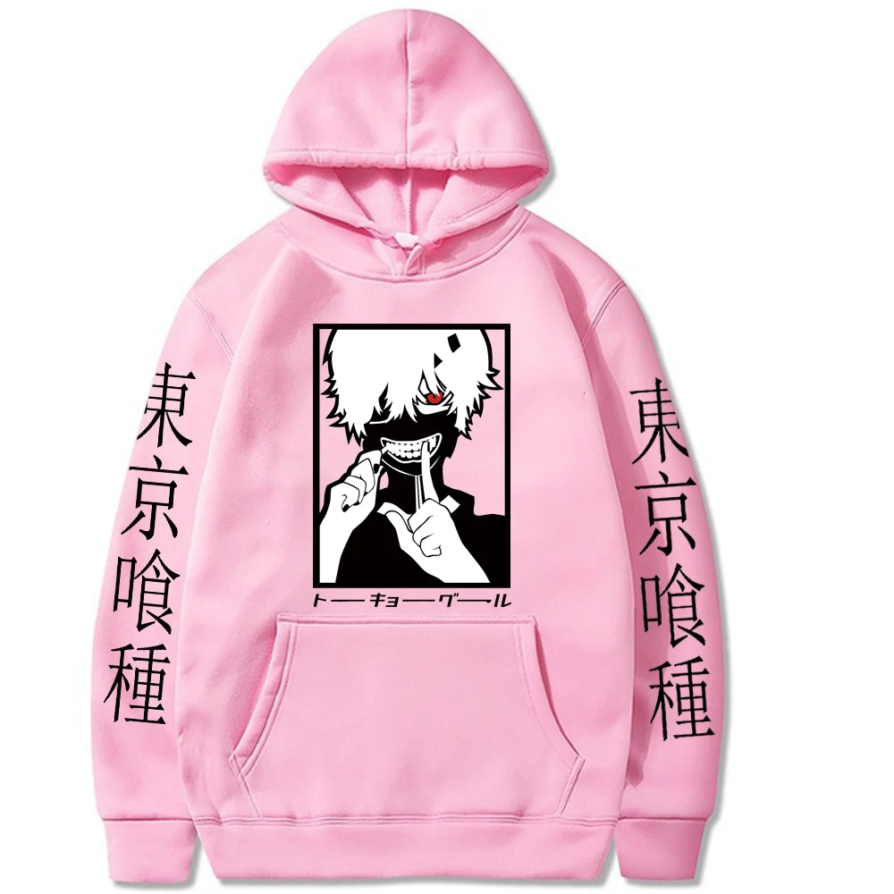 

Hot Anime Hoodie Tokyo Ghoul Harajuku Streetwear Hip Hop Uniex