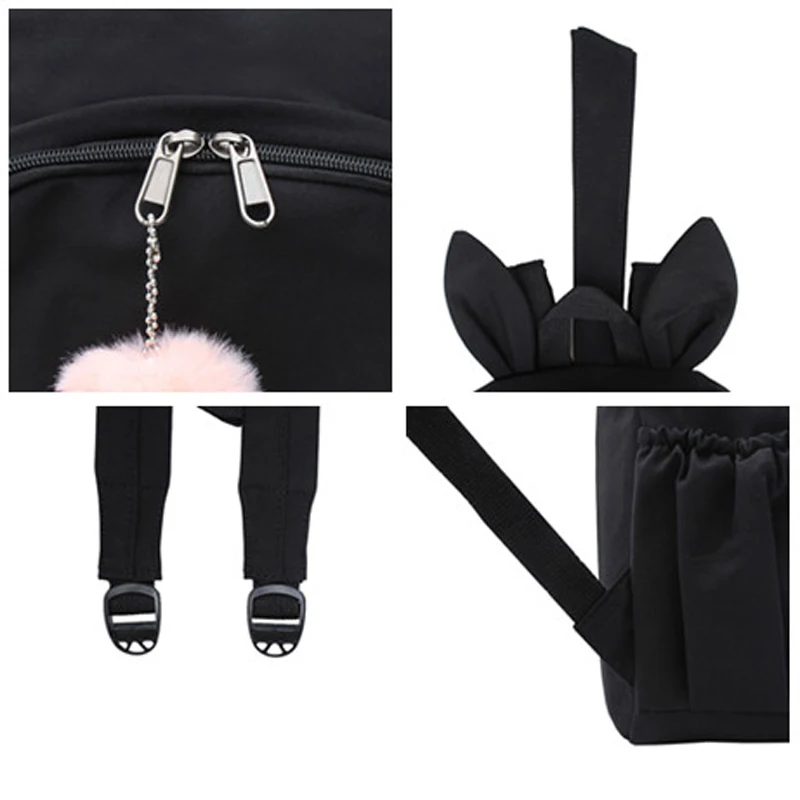 New cat ears school bag Backpack for Children Nylon Children School Bags Rabbit Ear Girls Boys School Backpack