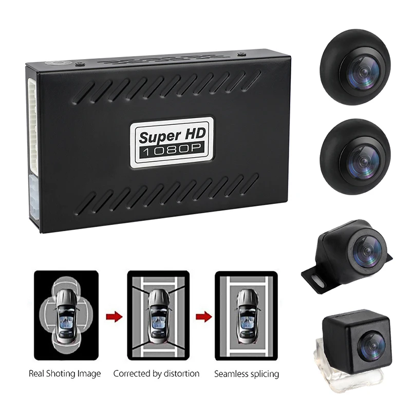 Панорамная камера заднего вида 360 градусов система парковки Автоматическая