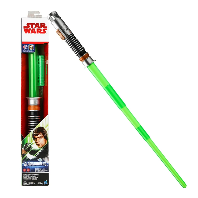 

51cm-81cm Hasbro Star Wars Jedi Light Saber Gravity induction sound and light telescopic laser sword boy toy