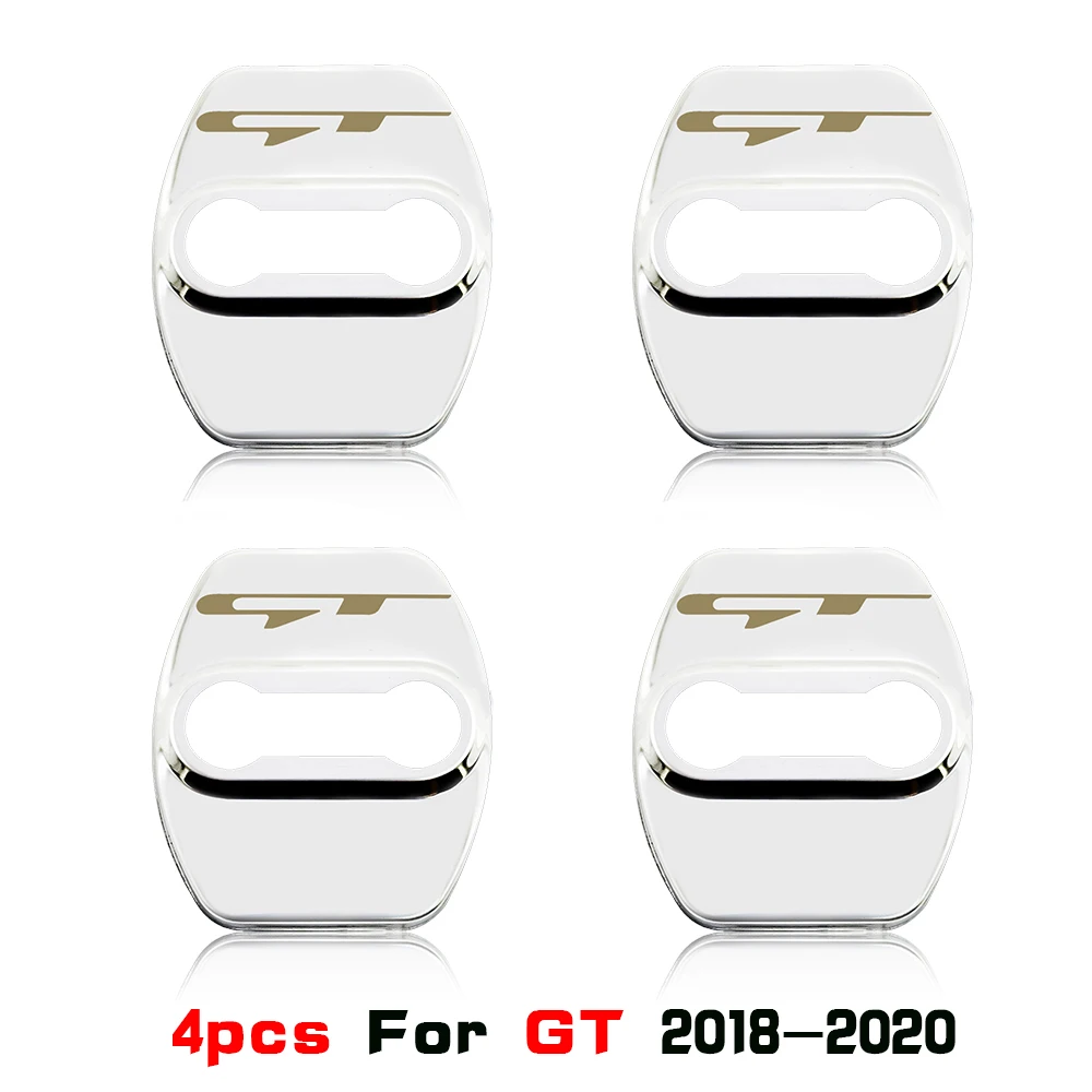 

4 шт., крышка замка двери автомобиля, защита для kia gt gtline k3 k5 seltos atlantica ceed Forte RIO STINGER 2018-2020, автомобильные аксессуары