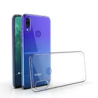 Силиконовый чехол для xiaomi Redmi 7, 4A, 4X, 5 Plus, 5A, 6, 6A, 7A, 8A, 9A, Note 5, 6, 7, 8, 8T, 9, 9T, прозрачный