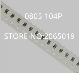 100 шт. 0805 104P SMD конденсатор 0 1 мкФ 100000P 2012 F 100NF CL21F 104ZBNC 50 в | Электроника