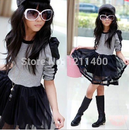 От 3 до 6 лет Детское платье в клетку Модное для девочки Отделка: пэтчворк вышивка