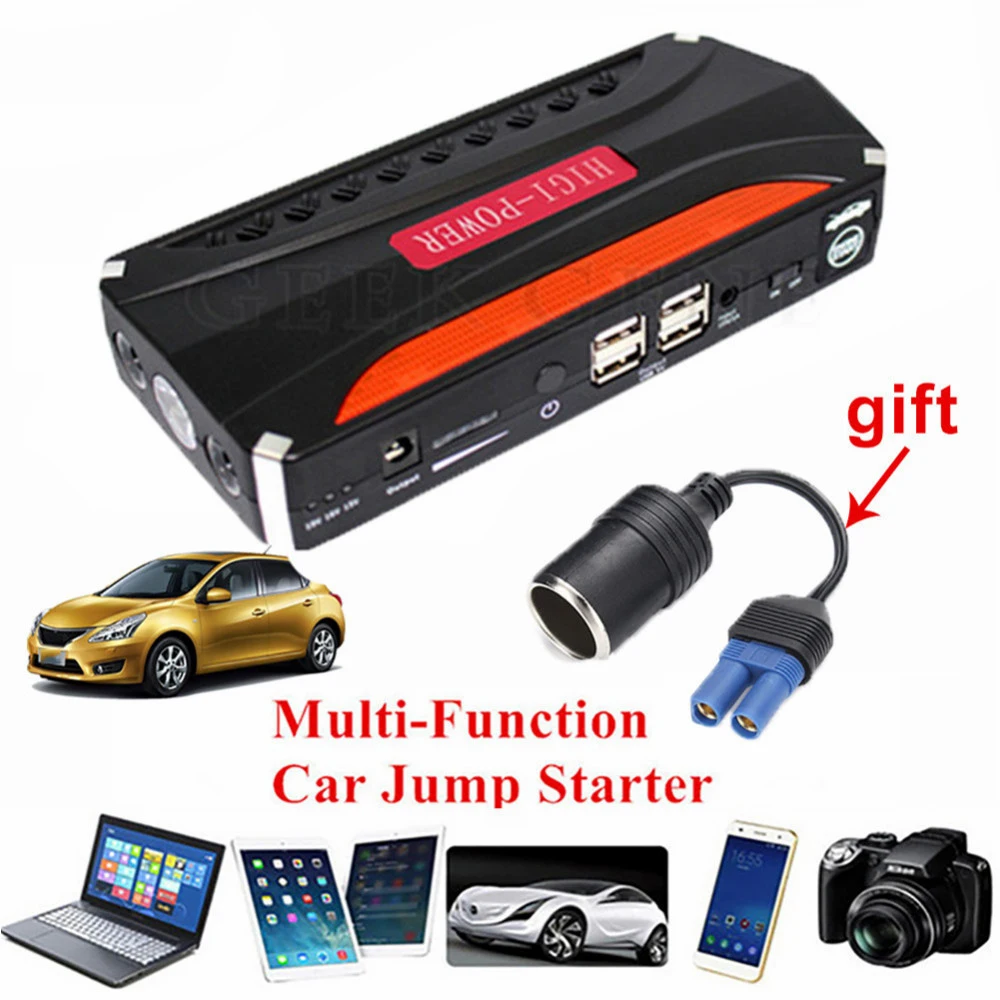 Мини Аварийный автомобильный пусковой стартер 12 в портативный блок питания