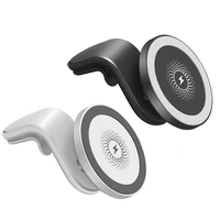 magnetic wireless car charger mount stand 15w fast wireless charger car phone holder for iphone 12 mini 12 pro max for magsafe