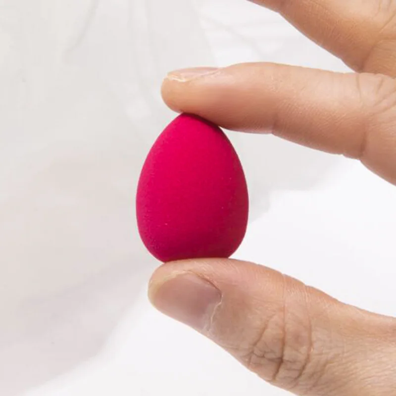 Женская мини-губка в форме яйца для макияжа растушевки влажного и сухого губка