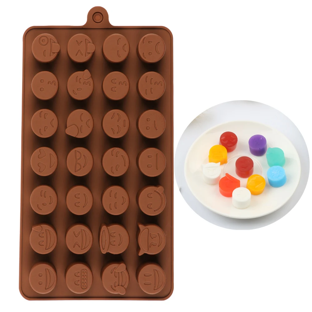 

Silicone Mold For Chocolate QQ Candy Pudding Baking Accessories Fondant Silicone Cake Decoration DIY Molds 3 COLOR