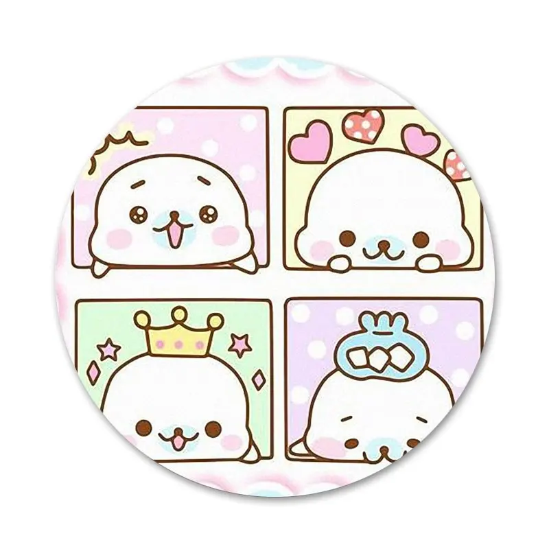 Значки с милыми животными mamegoma значки металлические для детской одежды 58 мм | Дом