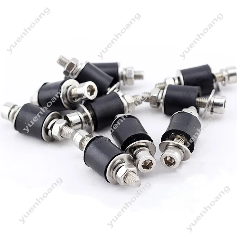 4 шт. амортизатор M5/M6/M8 антивибрационный резиновый изолятор крепления демпфер w