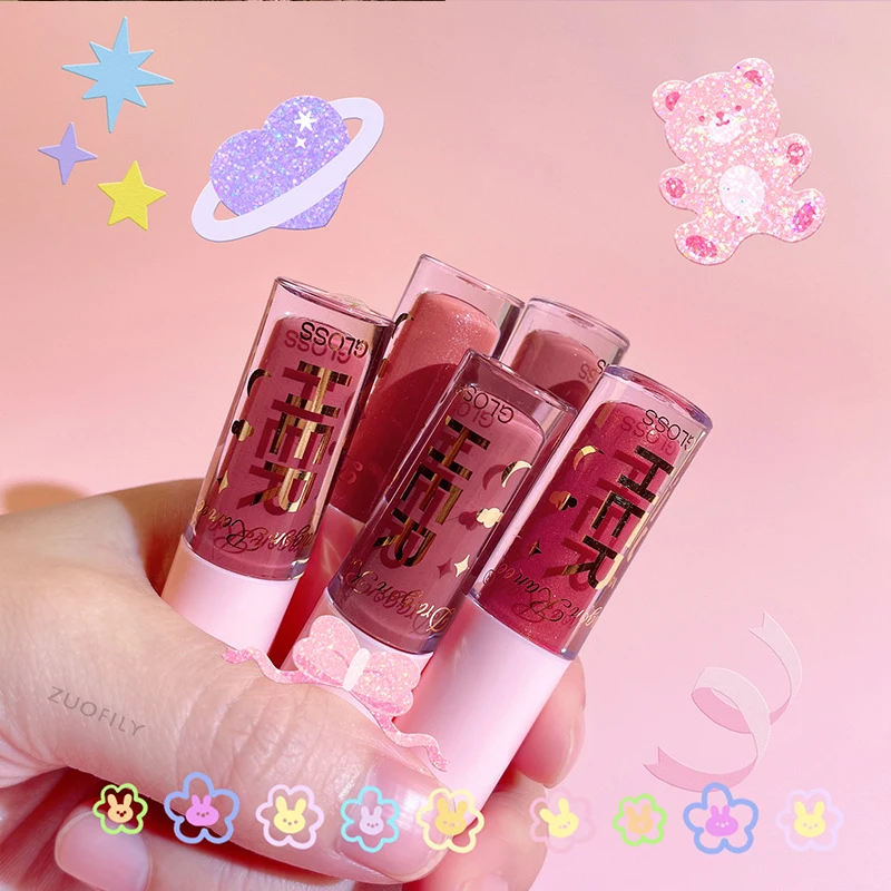 Peach Pink Velvet Matte Lipstick Liquid Lip Gloss Waterproof Long Lasting Mirror Glaze Women Red Tint Beauty Cosmetics |
