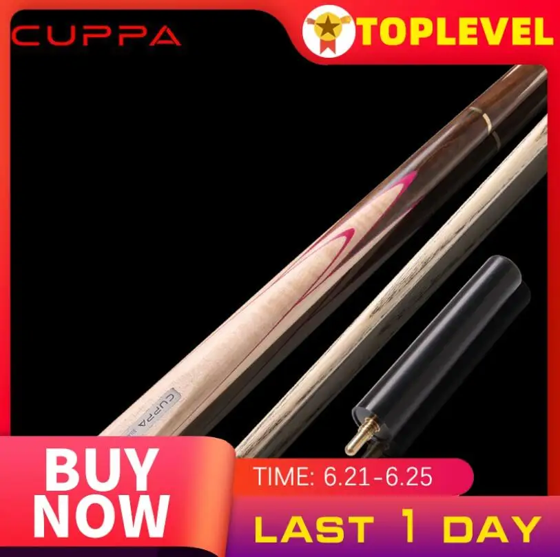 Cuppa 3/4 бильярдный Снукер Cue Stick набор прочный 9 8 мм наконечники s Чехол Набор