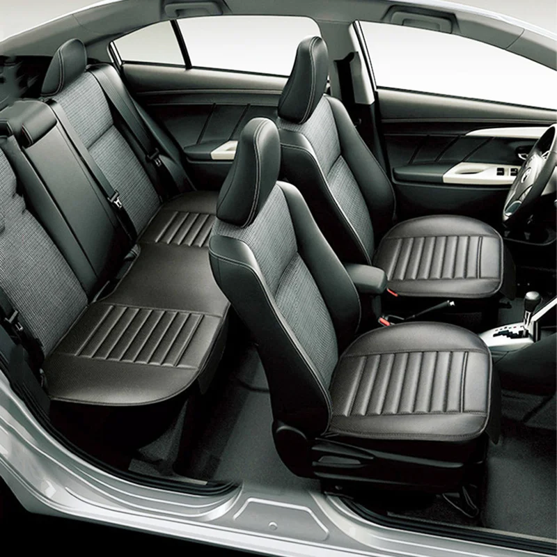 Универсальный чехол подушки сиденья автомобиля кожаный для переднего защита